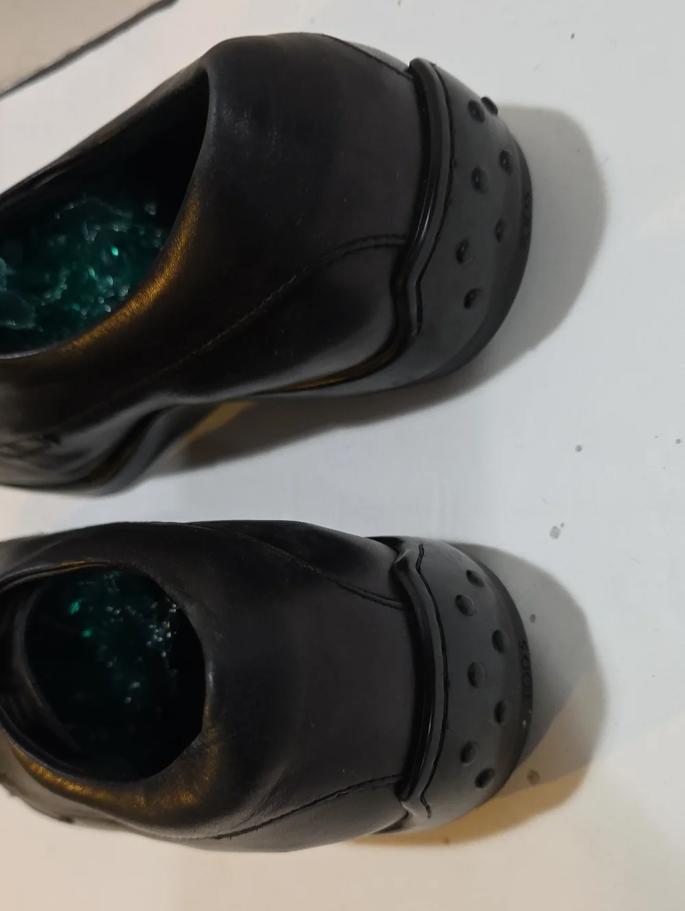 Tod's Men's Dress Shoes size 7.5 black leather mens lace up dress shoes italy